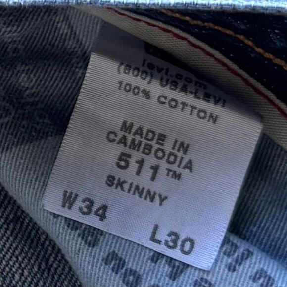 Vintage Y2K Levi’s Style Grunge Opium Essential Denim Jeans - Picture 5 of 5